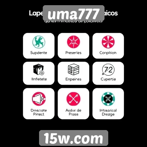Recursos exclusivos disponíveis no uma777